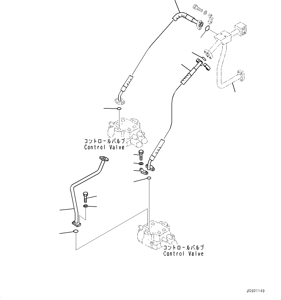 Tube(Steering Control Valve,Hydraulic Oil Piping) (427-S33-2290) KOMATSU