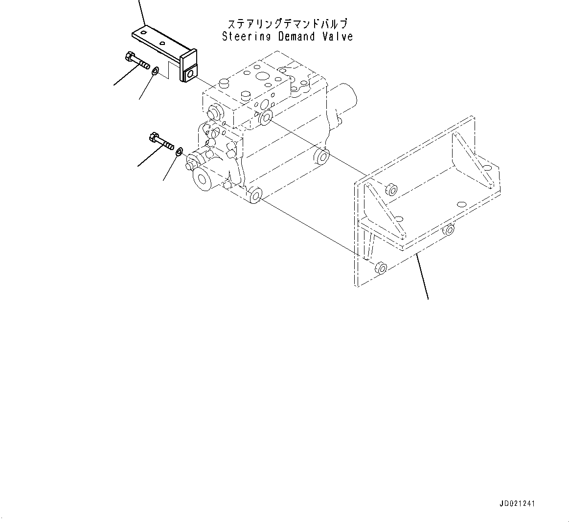 Bracket(Steering Control Valve,Mounting) (427-S33-3110) KOMATSU