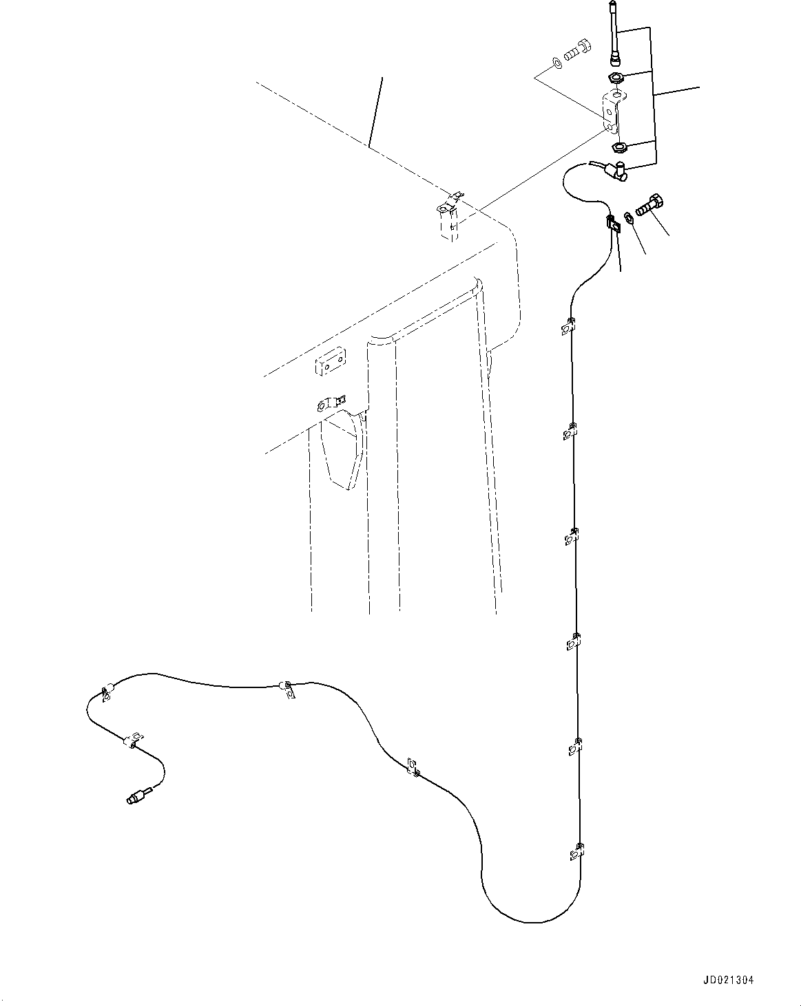 ROPS Canopy(ROPS Canopy) (427-921-2292) KOMATSU