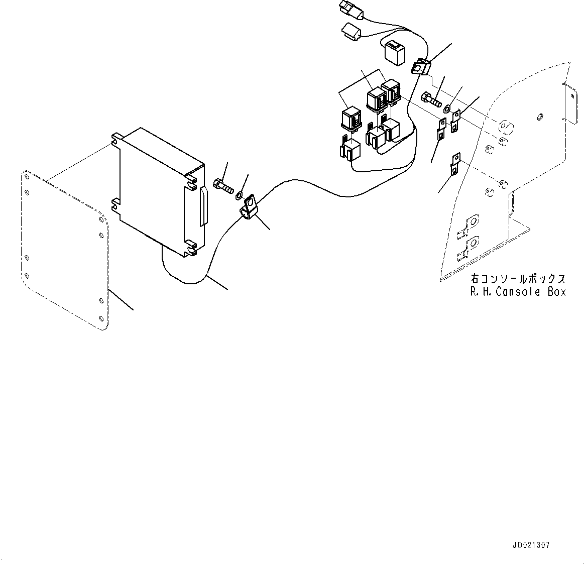 Plate(Floor,Electric Parts,With Engine Pre-lubrication System,Mining Specification,Speed Limiter) (427-93-22140) KOMATSU