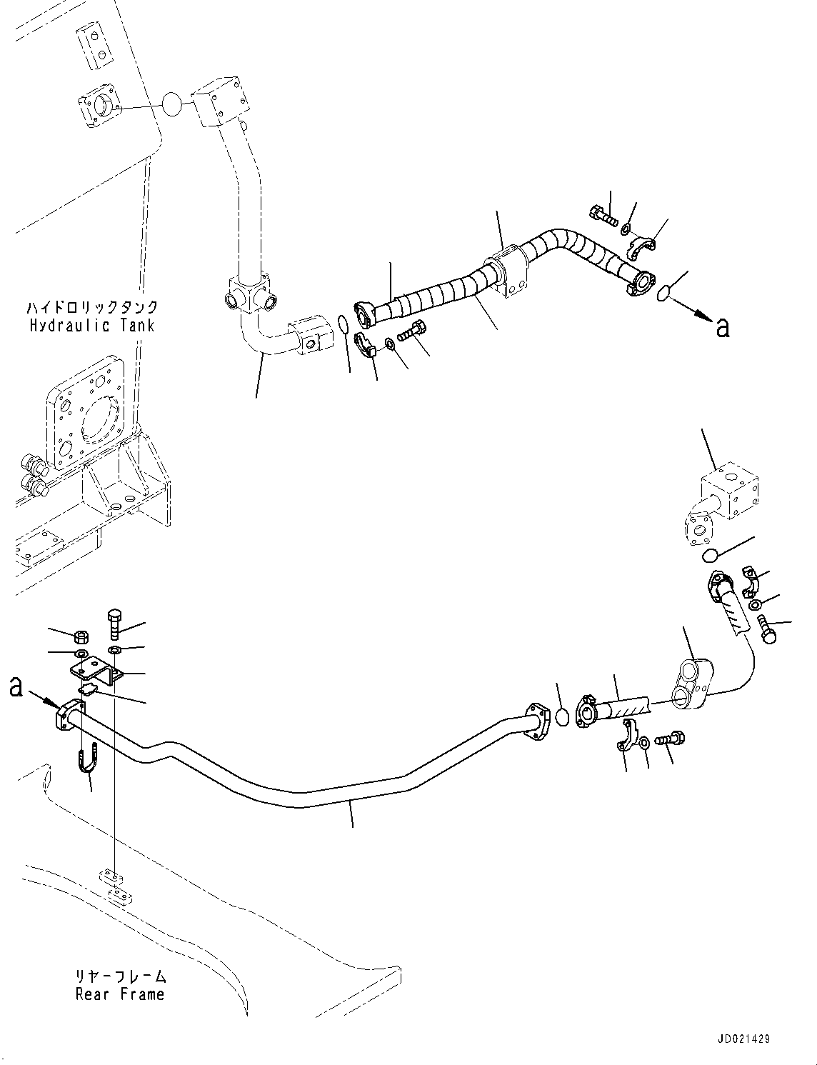 Clamp(Hydraulic Piping,Cooling Piping) (07094-11228) KOMATSU