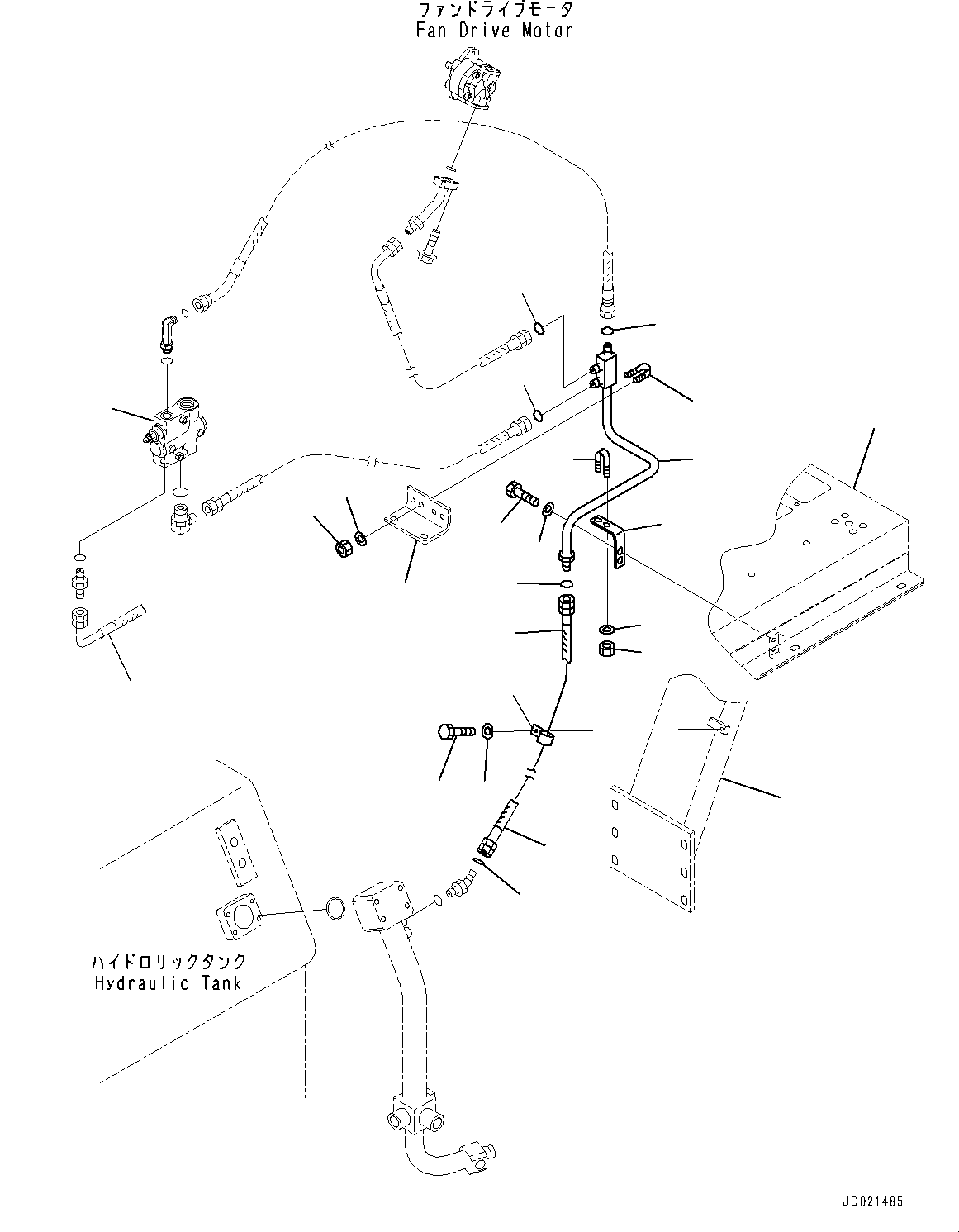 Plate(Hydraulic Piping,Suction Piping,With Mining Specification) (427-S05-6150) KOMATSU