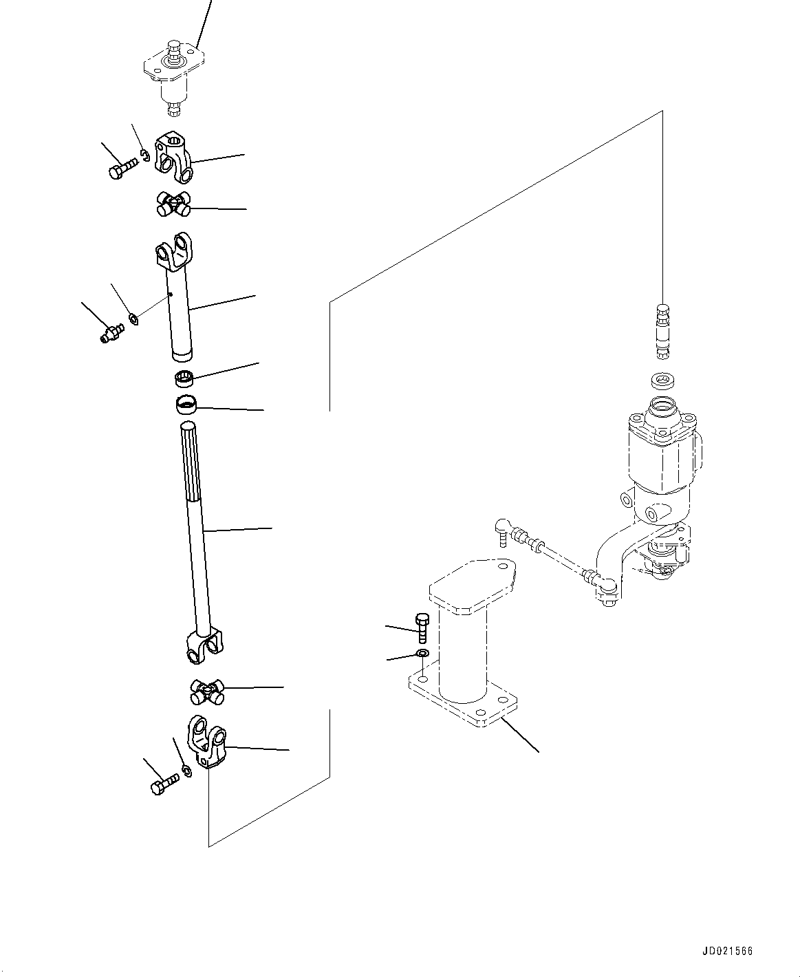 Joint Assembly(Floor,Console Slider) (42C-40-12530) KOMATSU