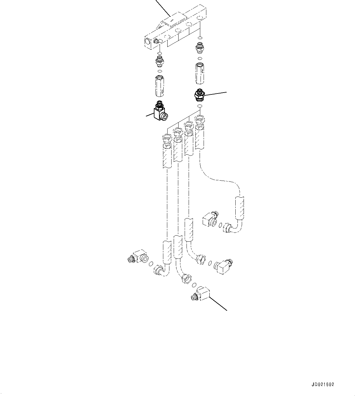 Joint(Brake Control,Accumulator Related Parts) (427-43-21681) KOMATSU