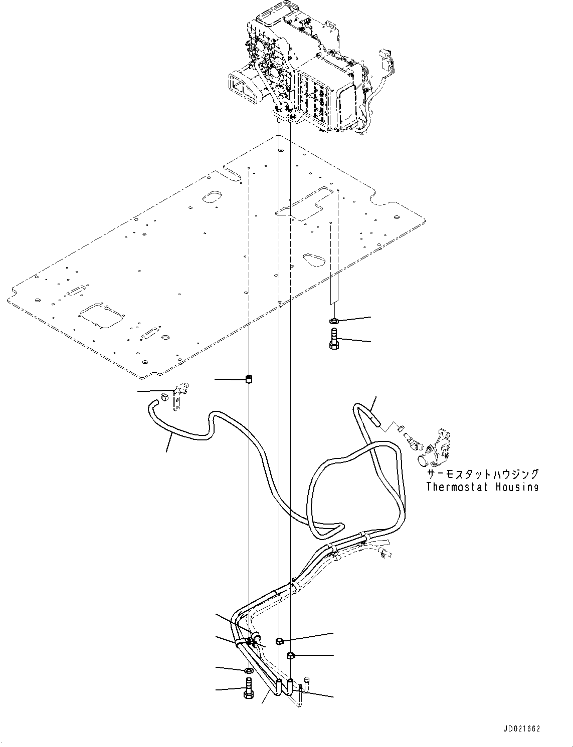 Tee(Webasto Heater,Heater Piping,Provision For Webasto Heater) (20Y-977-7120) KOMATSU