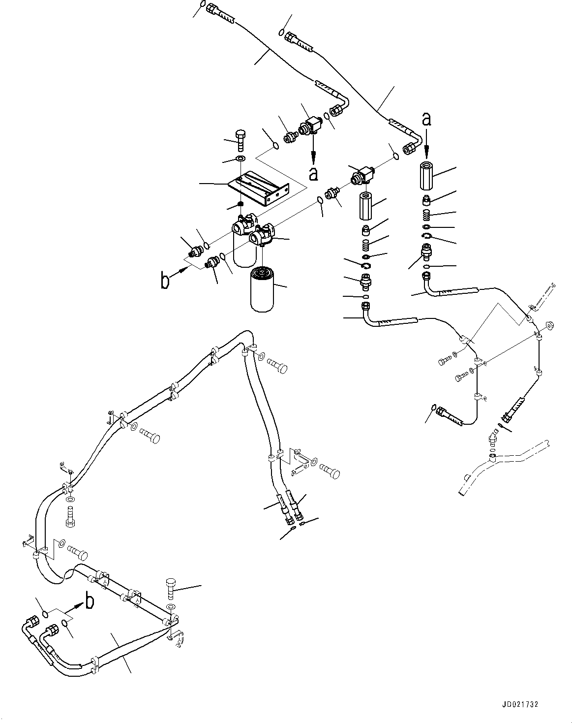 Шланг с торцевым уплотнением 02763-00660 KOMATSU