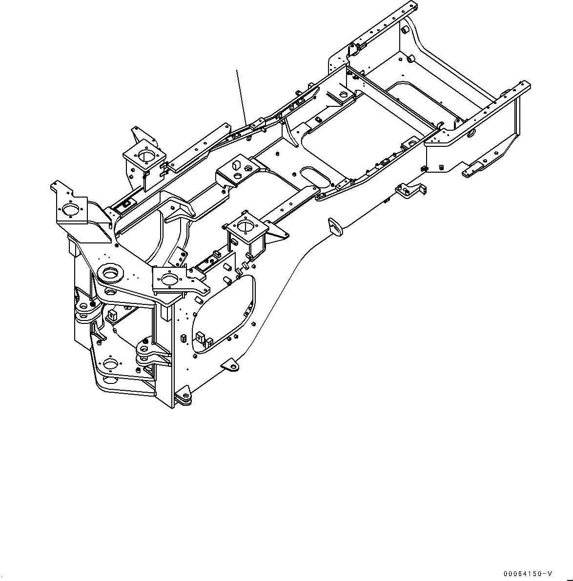 Задняя рама 425-Z13-3203 KOMATSU