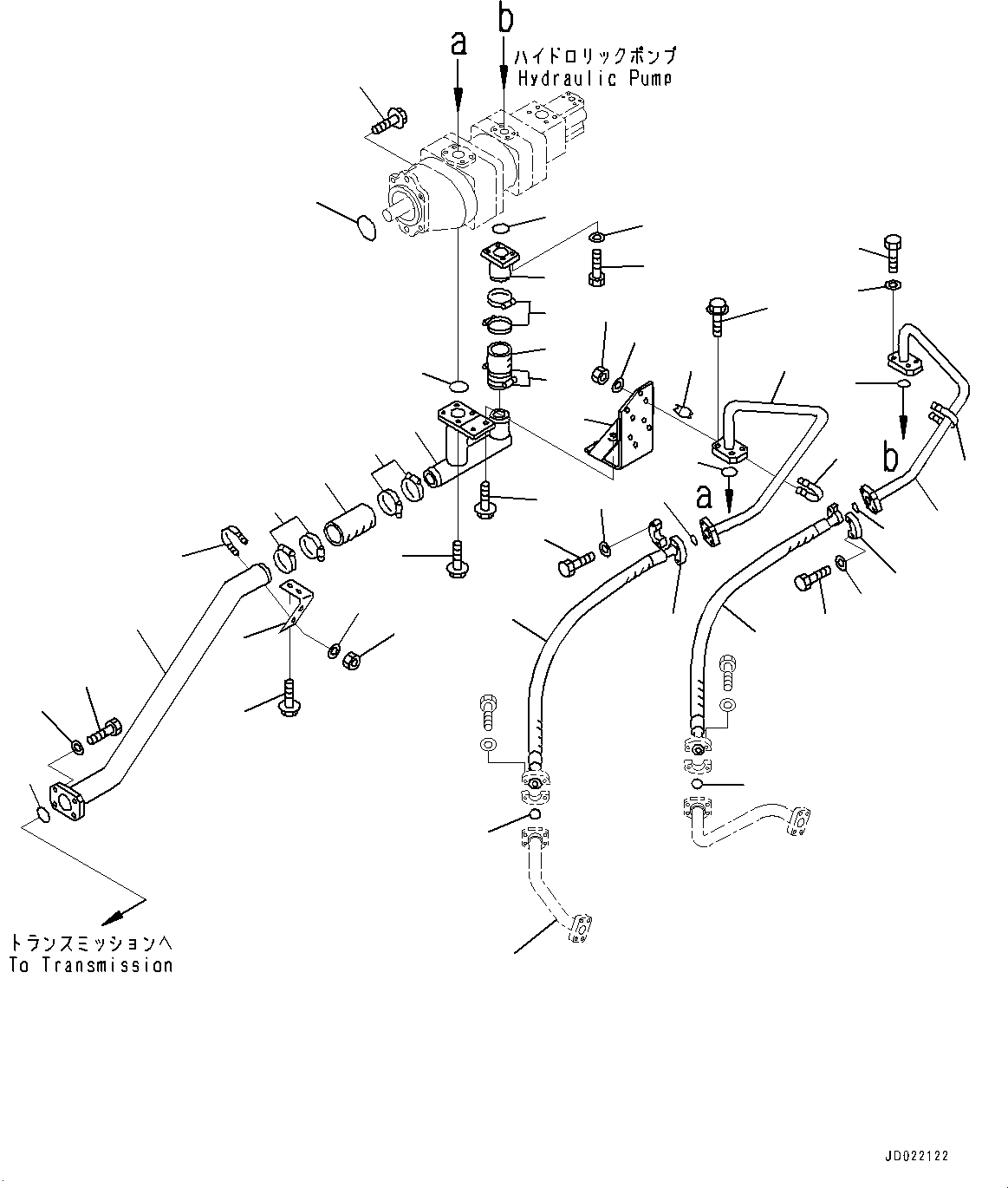 Tube(Brake Control,Oil Filter Piping) (427-16-21160) KOMATSU