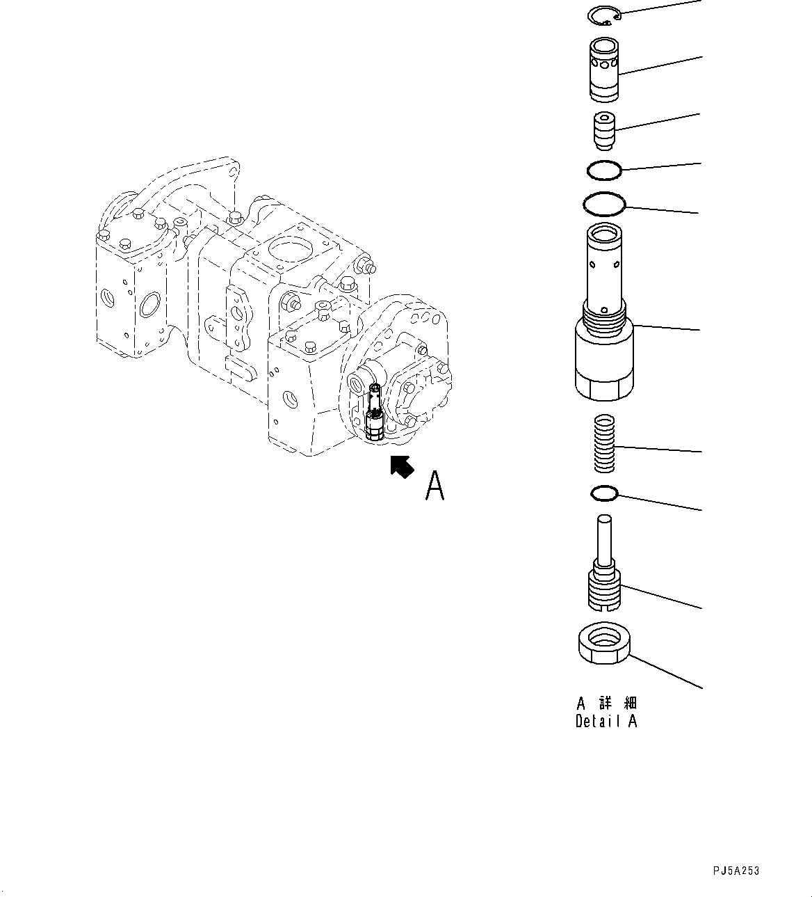Уплотнительное кольцо круглого сечения 708-25-64910 KOMATSU