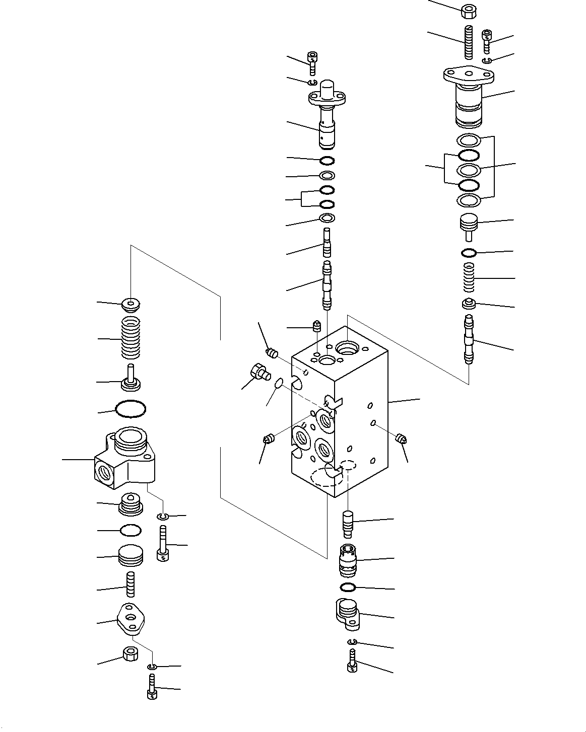 Valve Assembly, Servo, Rear 708-25-06820 KOMATSU