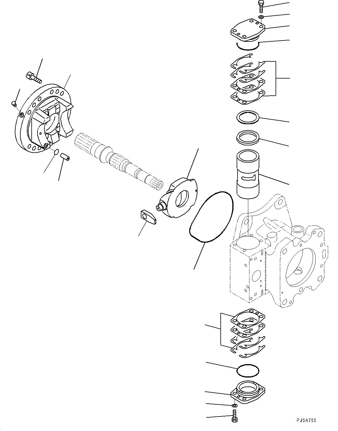Упорное кольцо (708-45-14370) KOMATSU