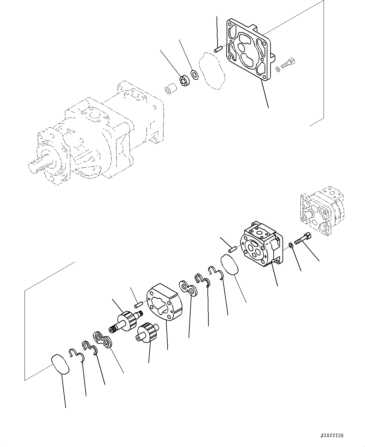 Шестерня ведущая (705-19-36360) KOMATSU