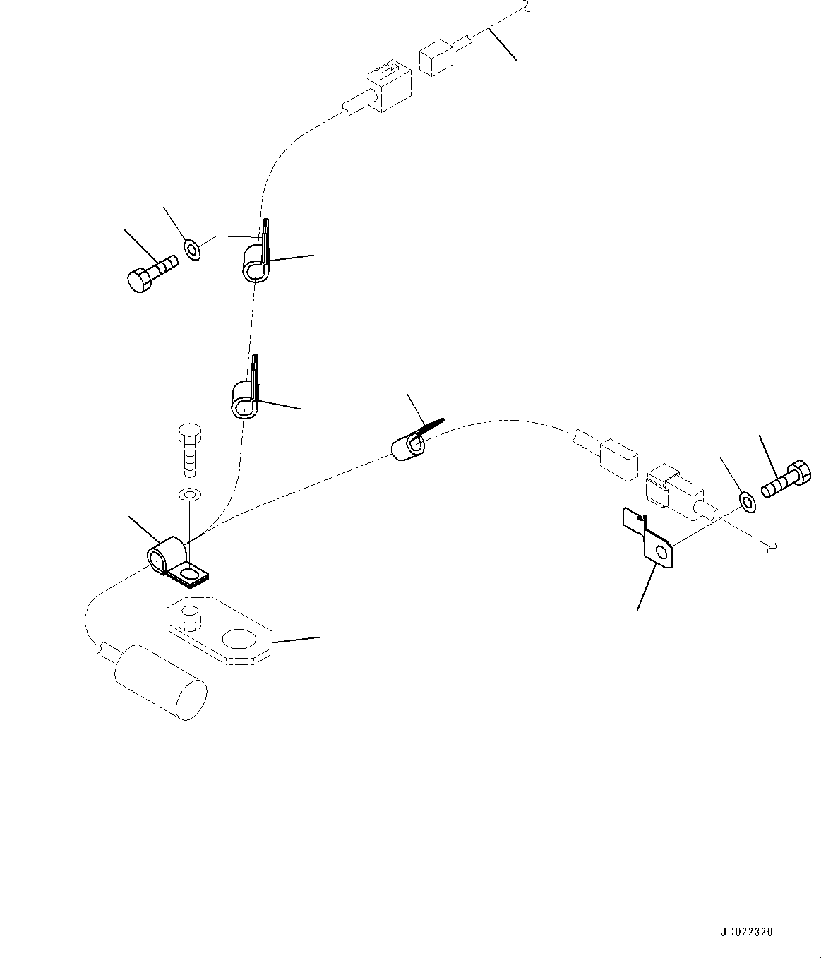 Plate(Torque Converter and Transmission,Transmission Wiring Harness) (427-06-25820) KOMATSU