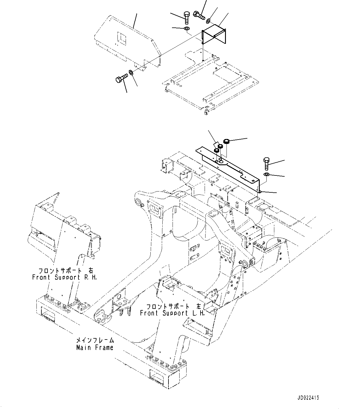 Guard(Platform Mounting,Guard) (569-54-89341) KOMATSU