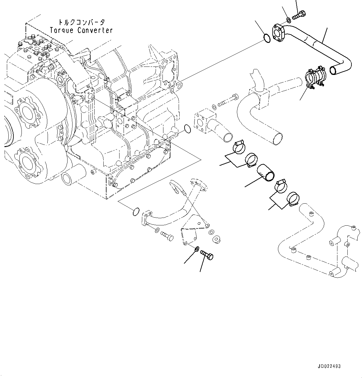 Шланг 07260-35820 KOMATSU