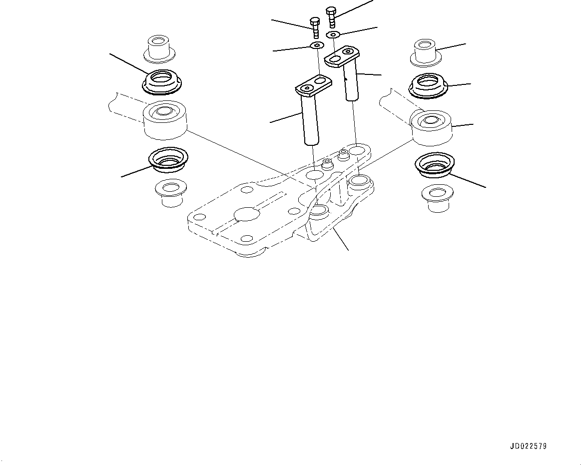 Lever(Front Axle,Lever) (569-40-81310) KOMATSU