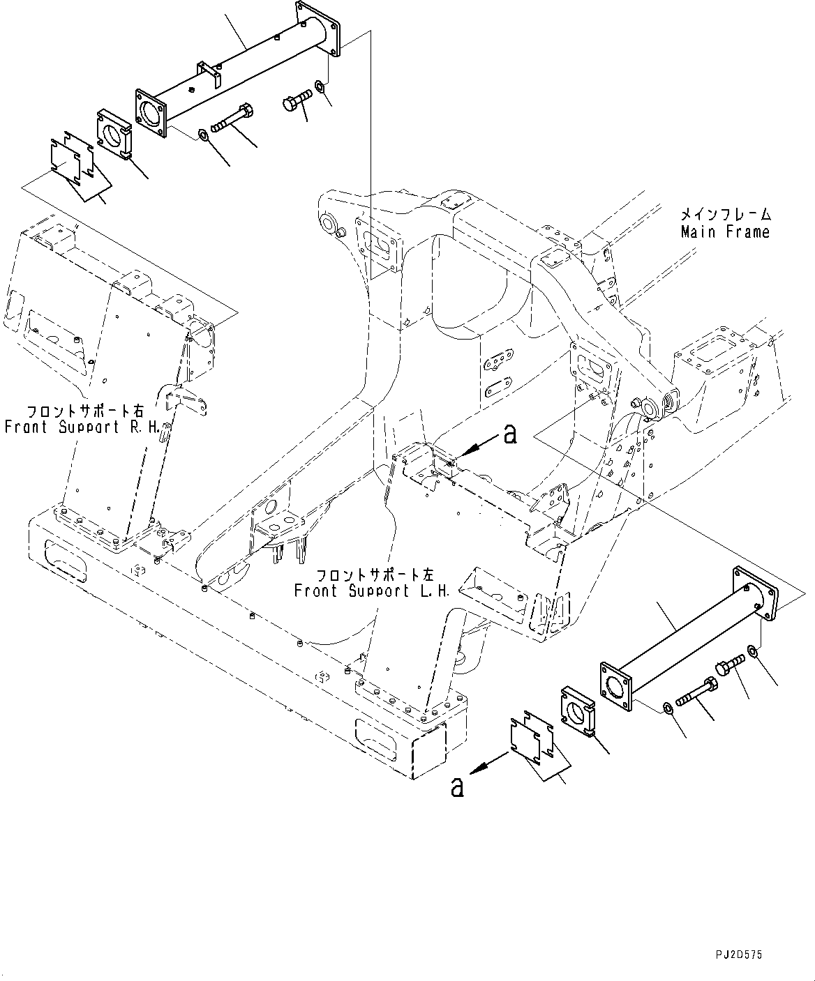 STAY,L.H. 569-54-88922 KOMATSU