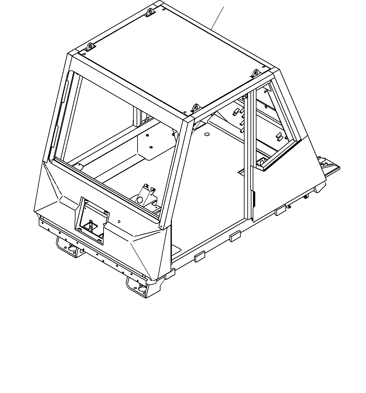 ROPS Cab Assembly 566-54-84401 KOMATSU