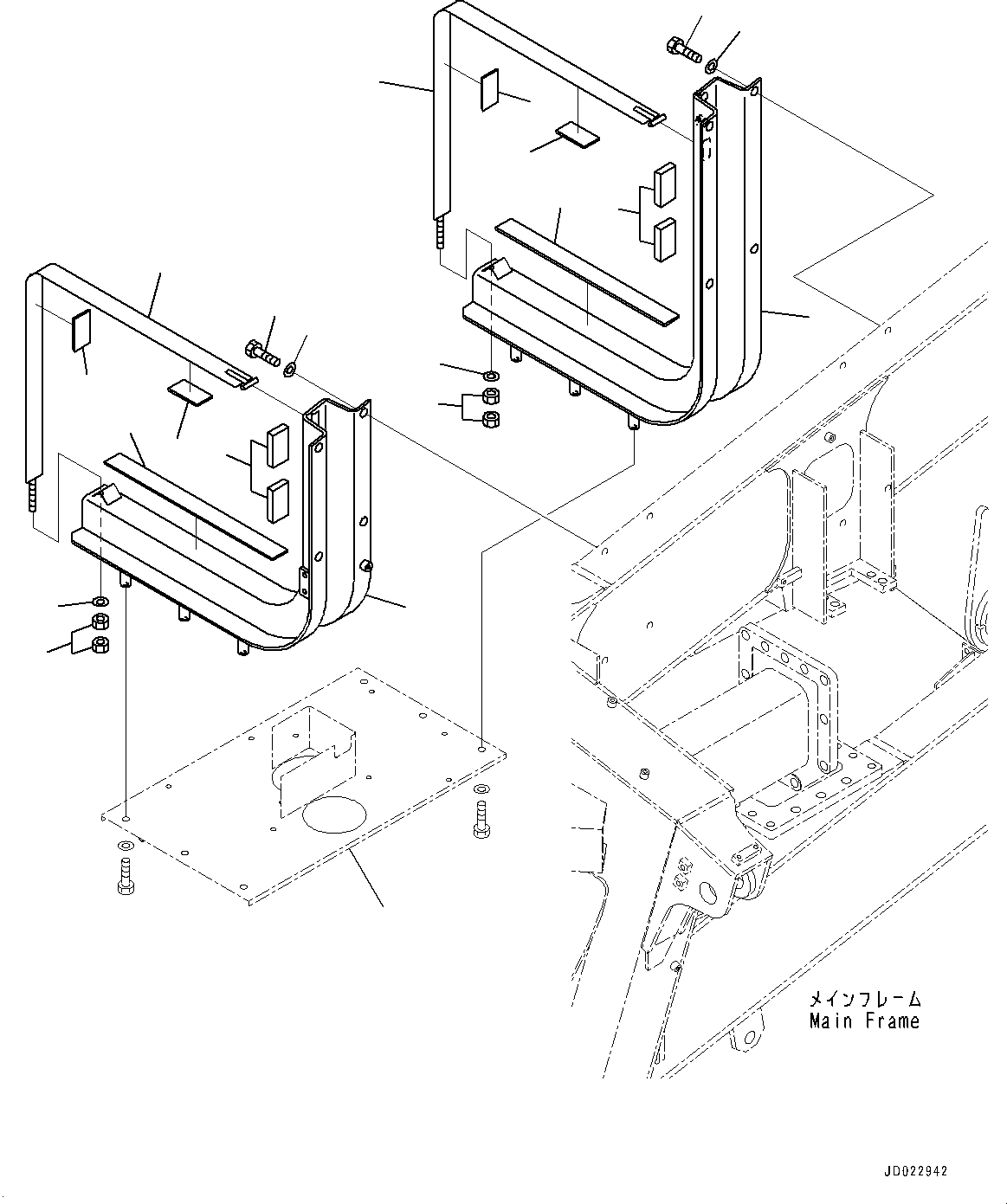 Cover(Fuel Drain Cover,Oil Filler Cap Lock and Cover Lock) (566-89-81420) KOMATSU