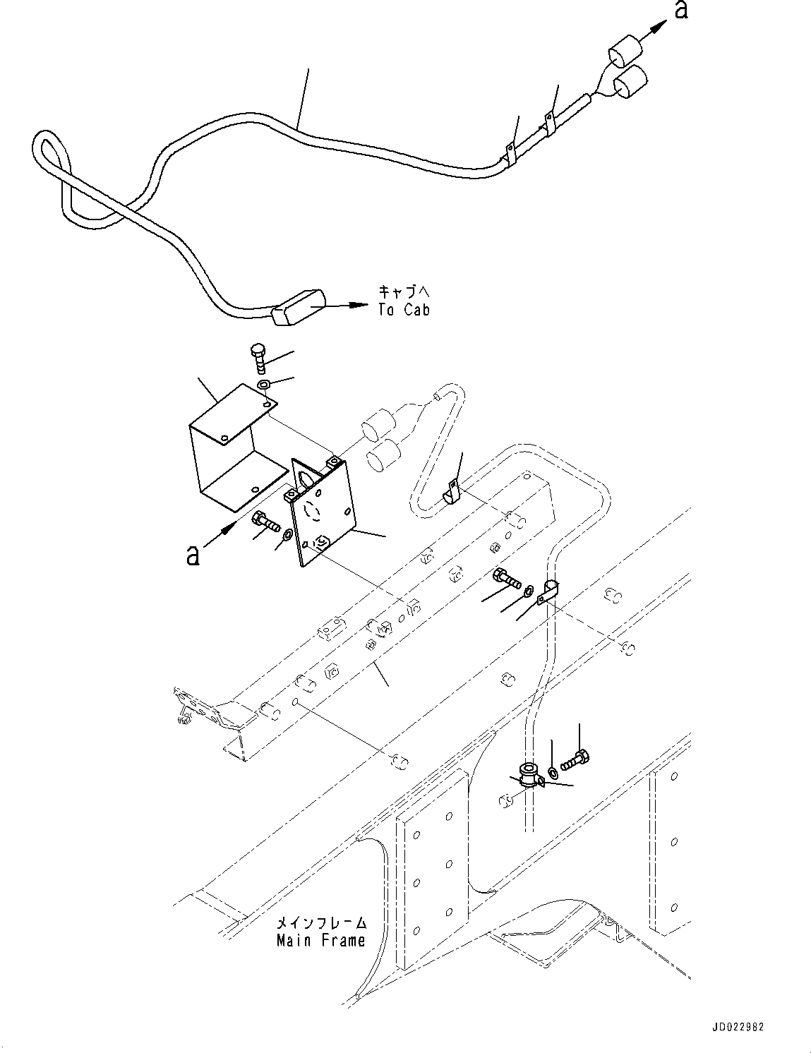 Channel(Brake Piping,Slack Adjuster Piping) (566-43-85163) KOMATSU