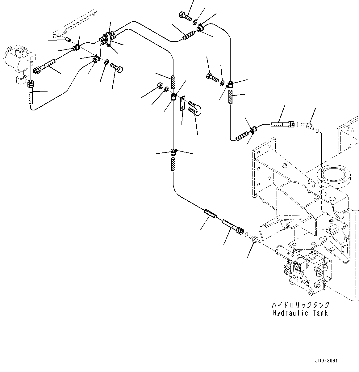 Valve, Check(Hydraulic Tank,Emergency Steering Piping) (569-40-85440) KOMATSU