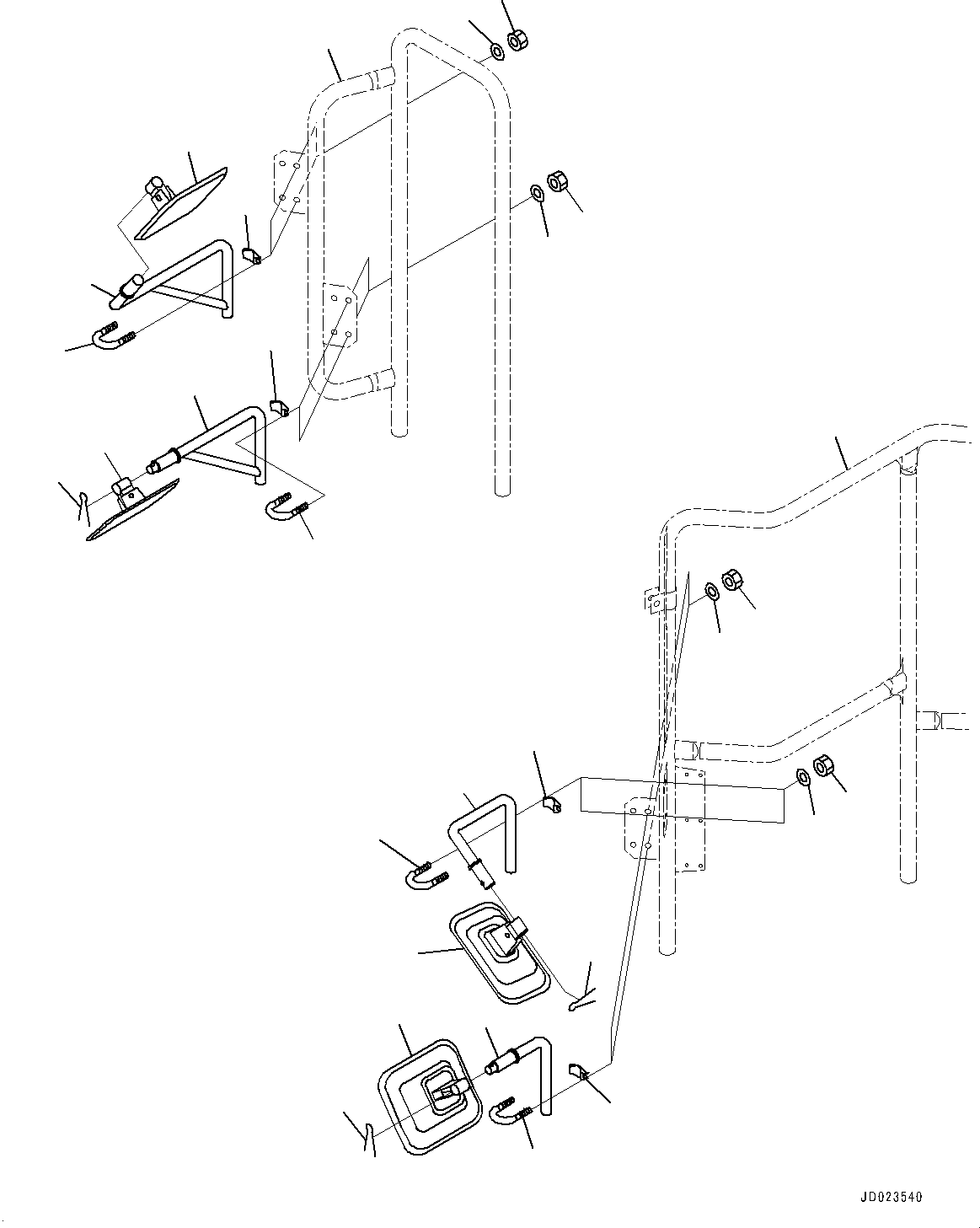 Guard(Cab Step,Guard) (566-54-86712) KOMATSU