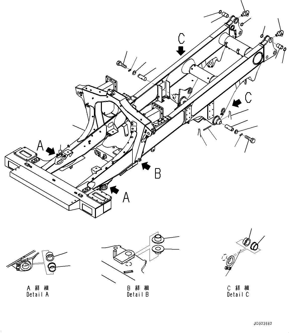 Frame Assembly, Low Noise 566-46-8X600 KOMATSU