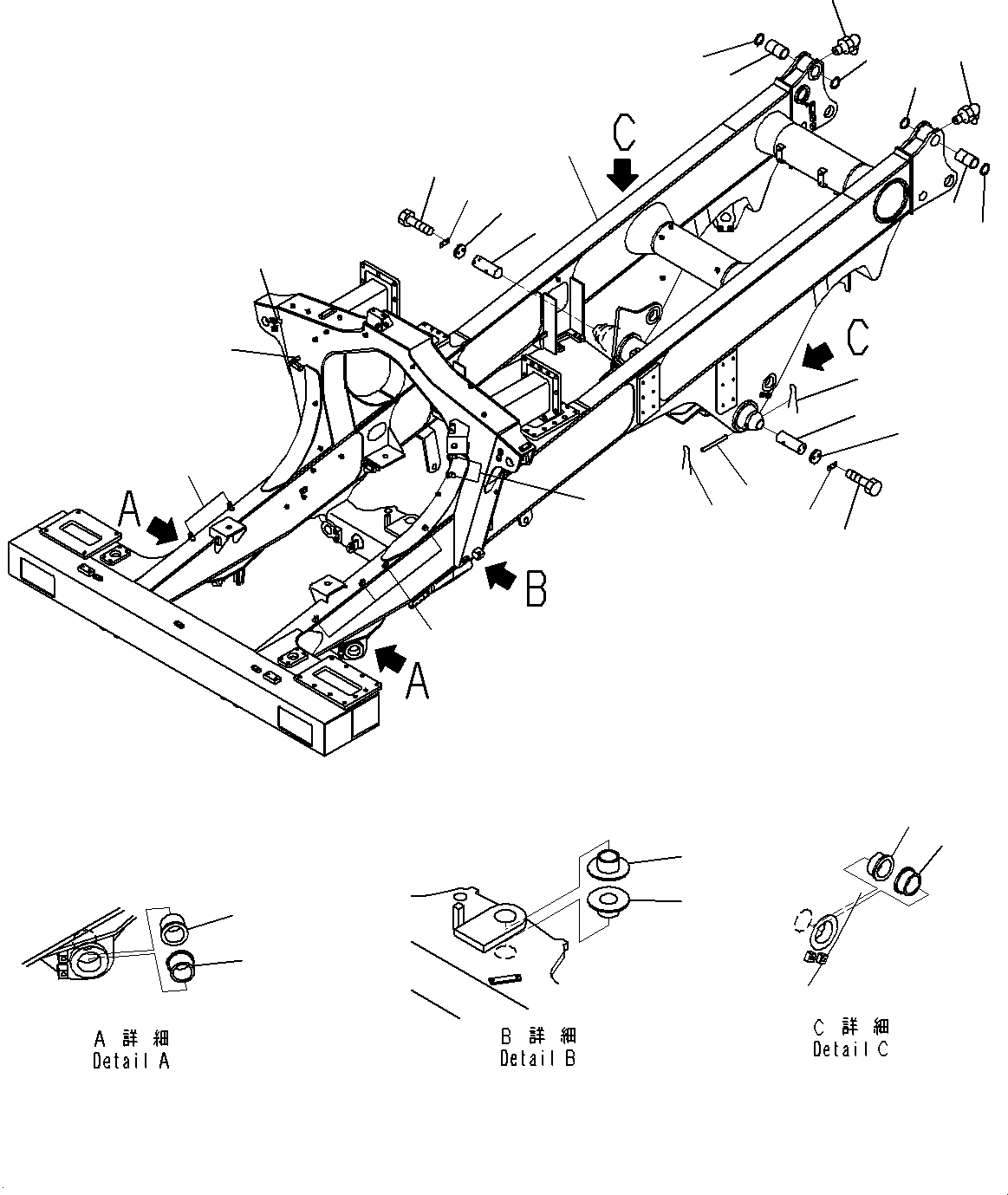 Frame Assembly, Engine Side Cover 566-46-8X500 KOMATSU
