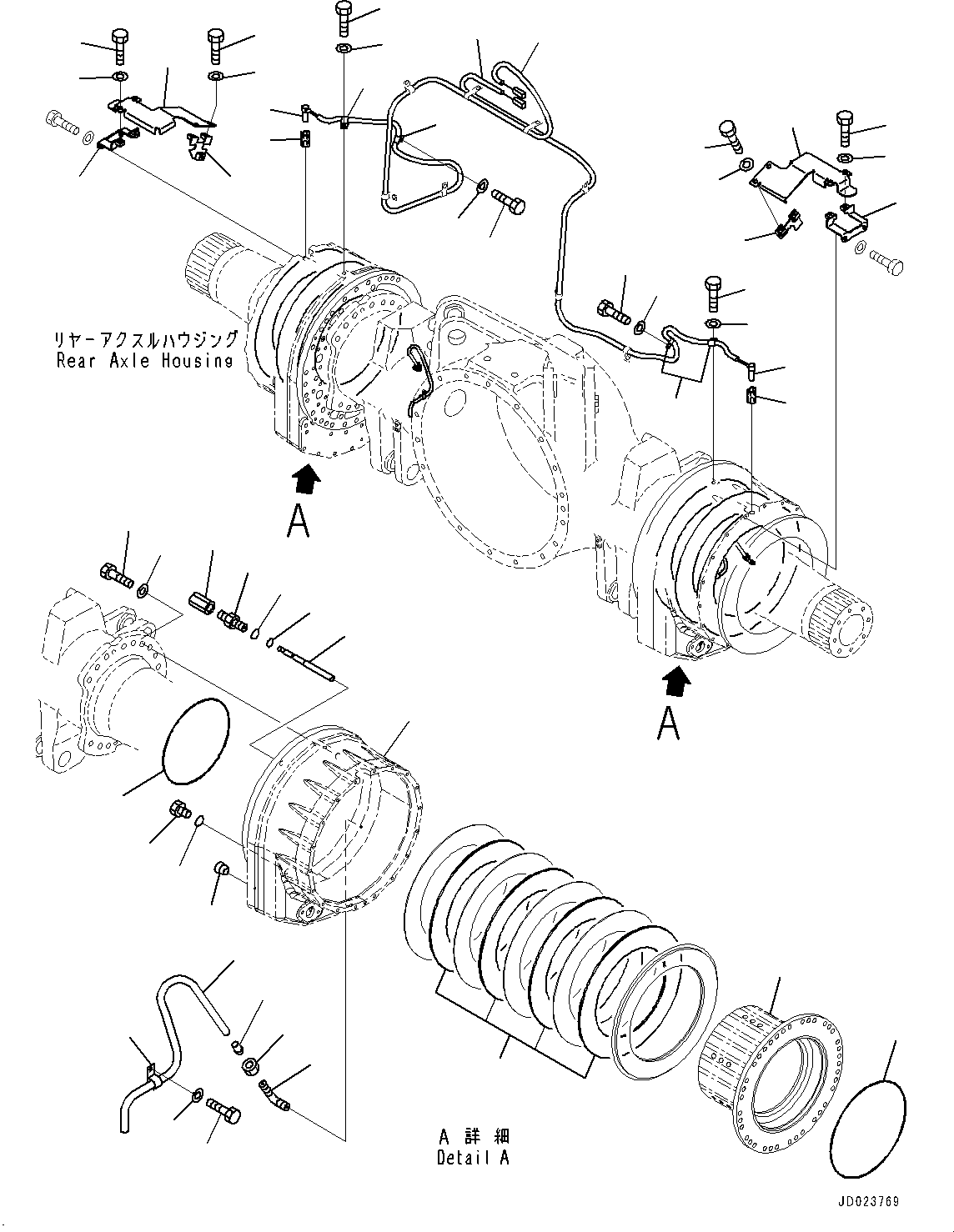 Gear(Rear Axle,Wheel Brake,With Auto Spin Regulator (ASR)) (566-33-41311) KOMATSU