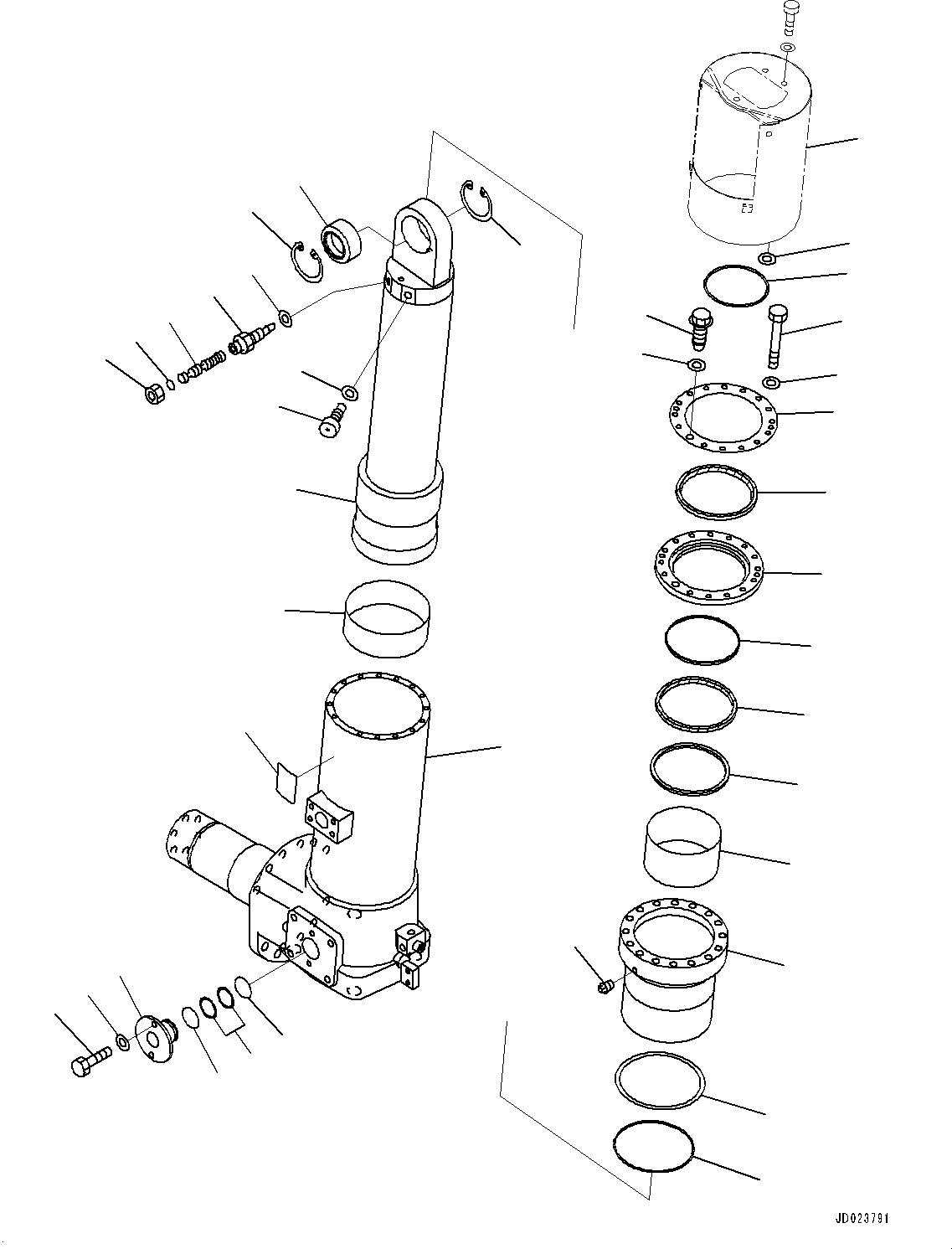 Cover(Front Axle,Suspension, L.H.,With Suspension, Hydroneumatic) (566-50-71171) KOMATSU