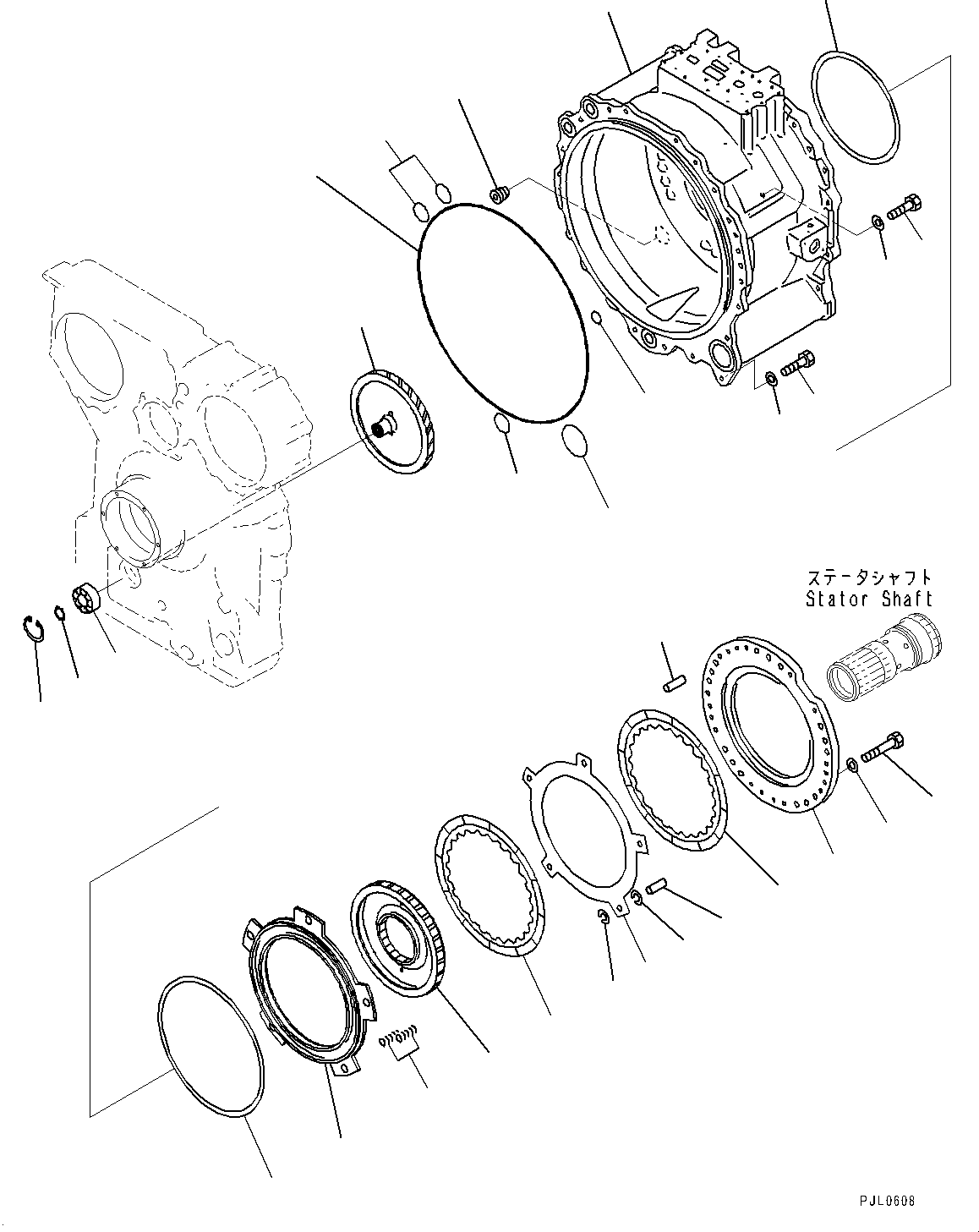 Housing, Rear 198-13-43110 KOMATSU