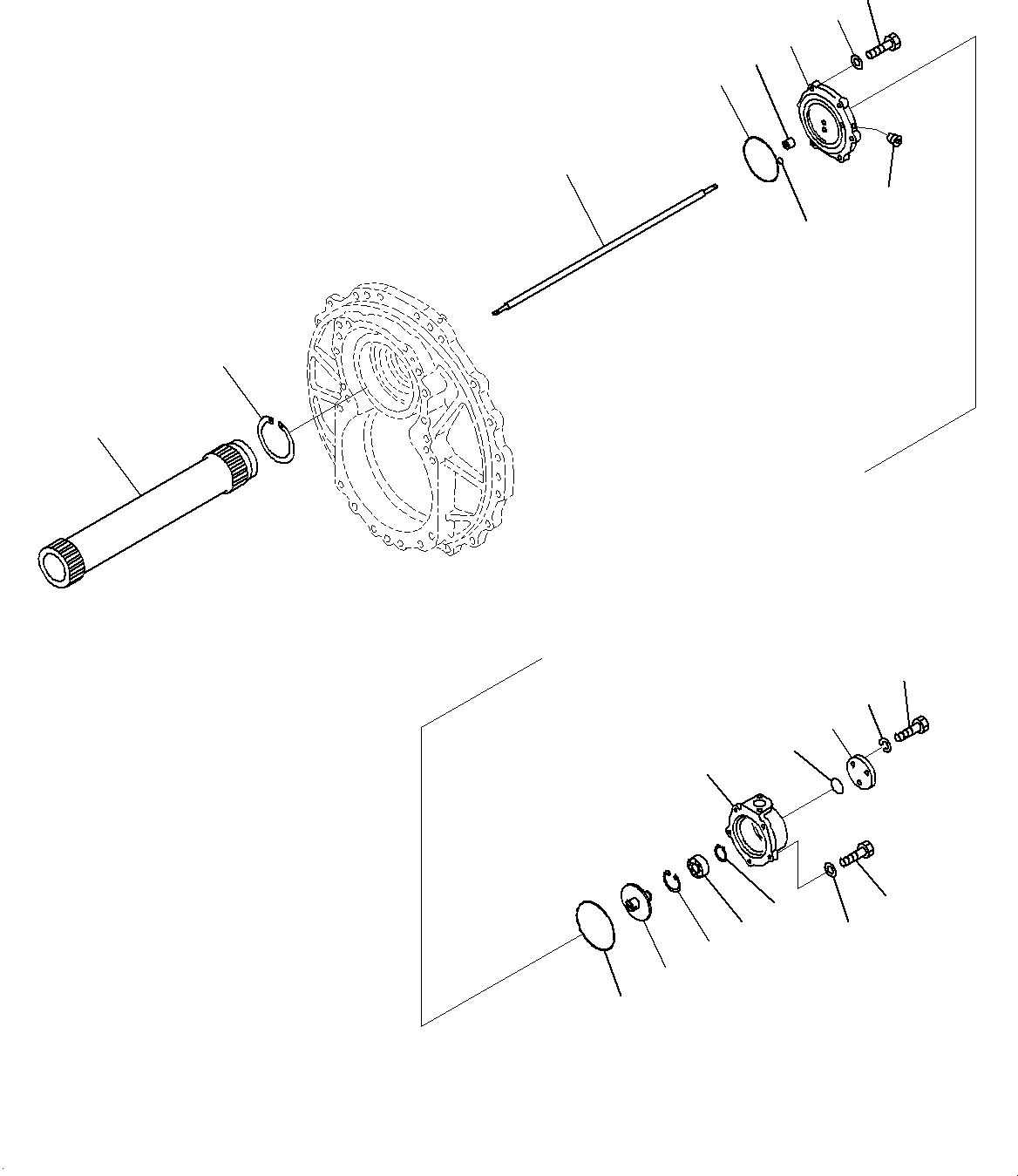 Вал 198-22-22420 KOMATSU