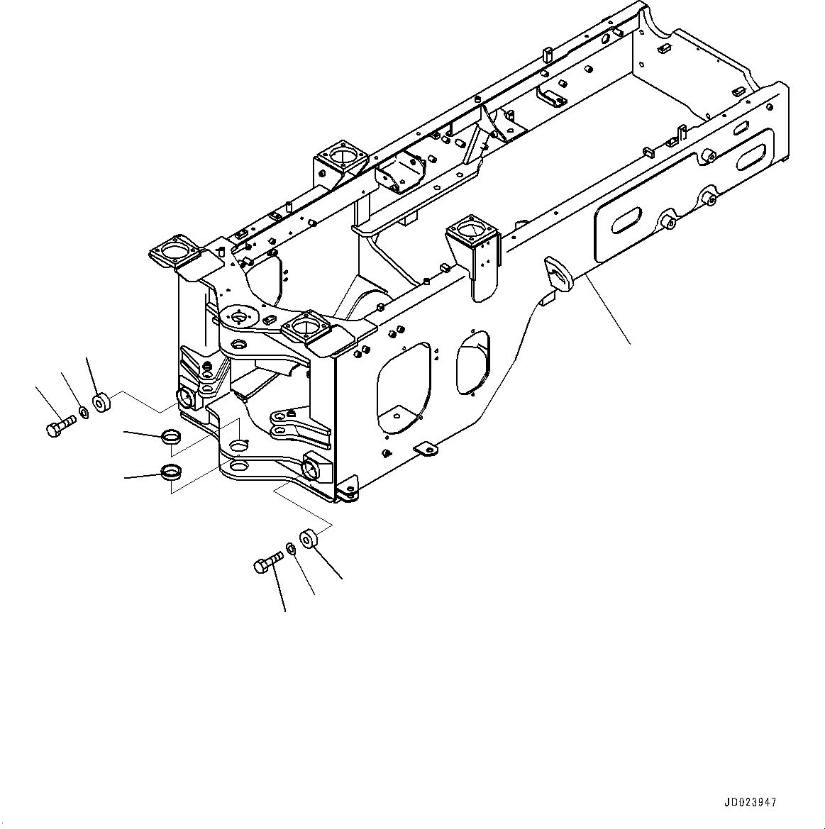 Рама 417-T80-4697 KOMATSU