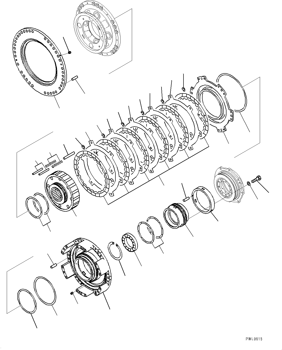 Корпус в сборе 198-15-01130 KOMATSU