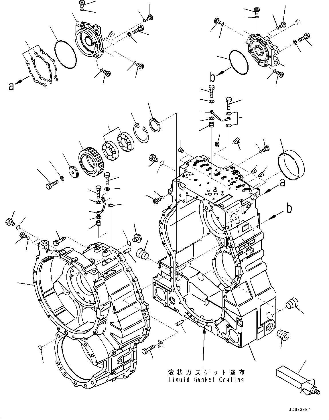 Корпус 56B-15-21222 KOMATSU
