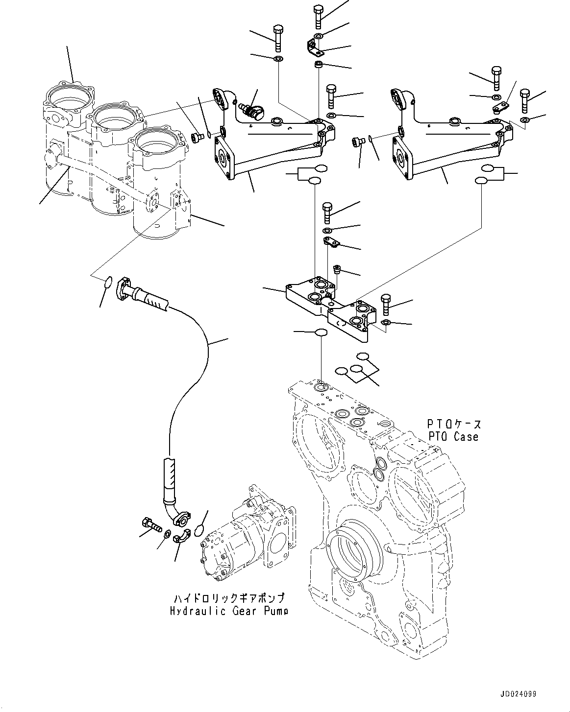 Case(Power Train,Filter) (198-49-62122) KOMATSU