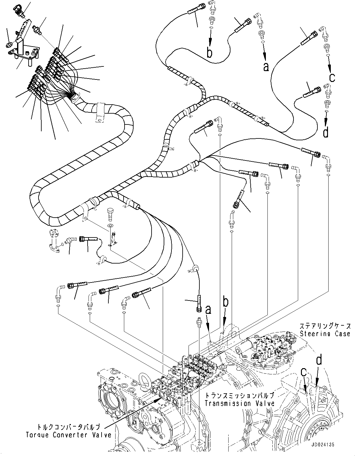 Elbow(Power Train,Concentrated Piping) (17A-15-41370) KOMATSU