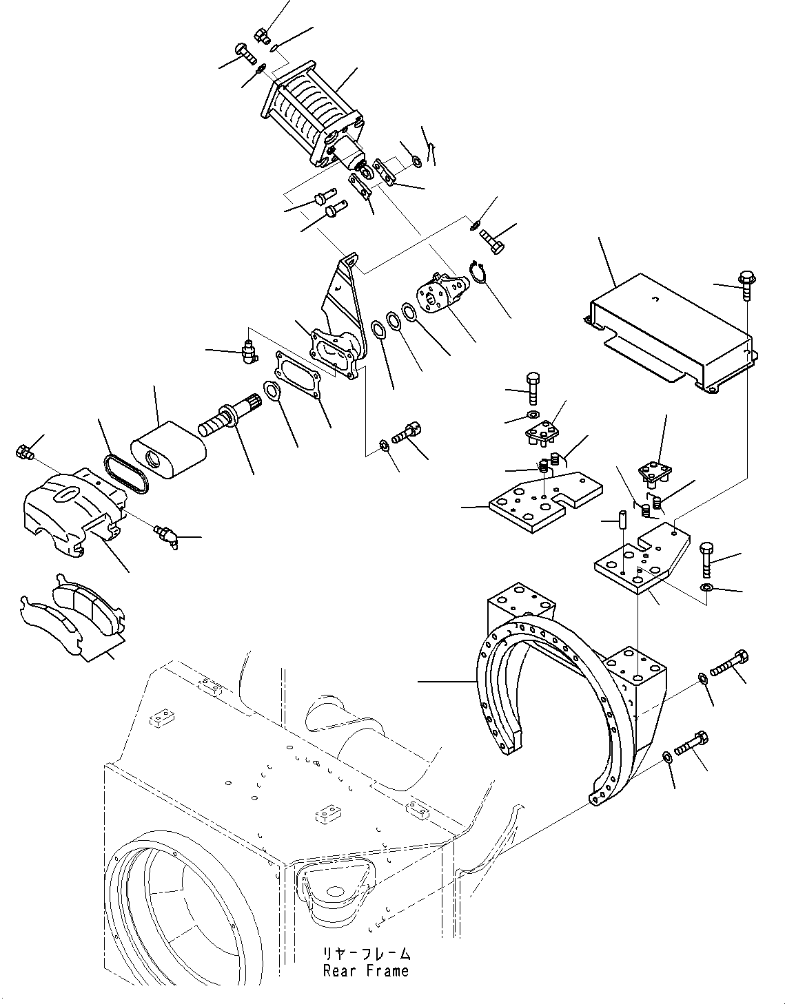 Brake Assembly, -40deg C 56B-34-19101 KOMATSU