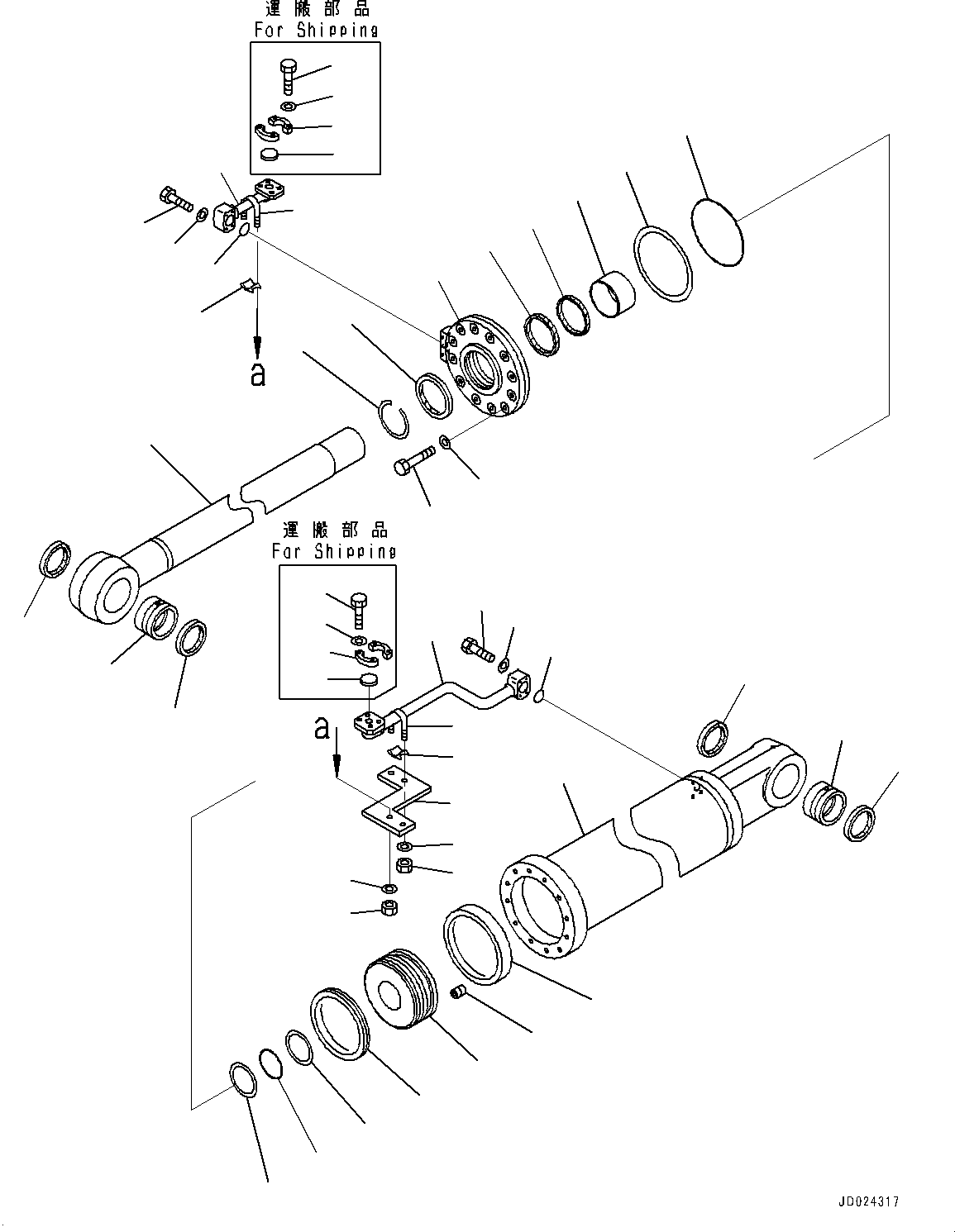 Трубка 707-86-12480 KOMATSU