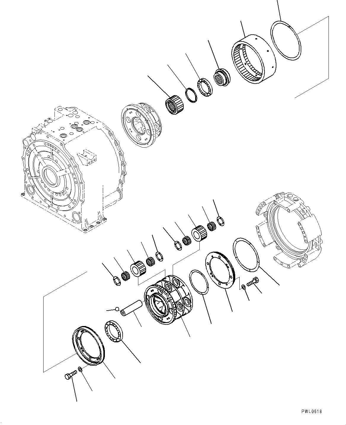 Зубчатый венец 198-15-22650 KOMATSU