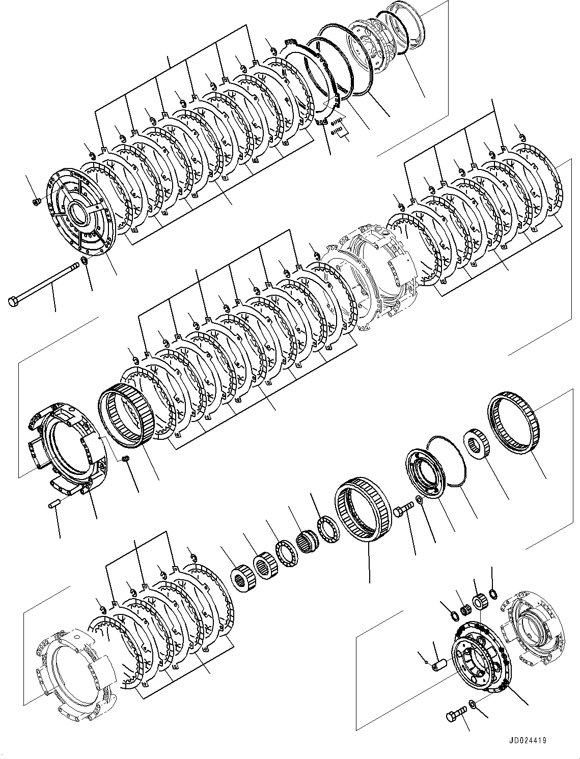 HOUSING,REAR 198-15-21160 KOMATSU