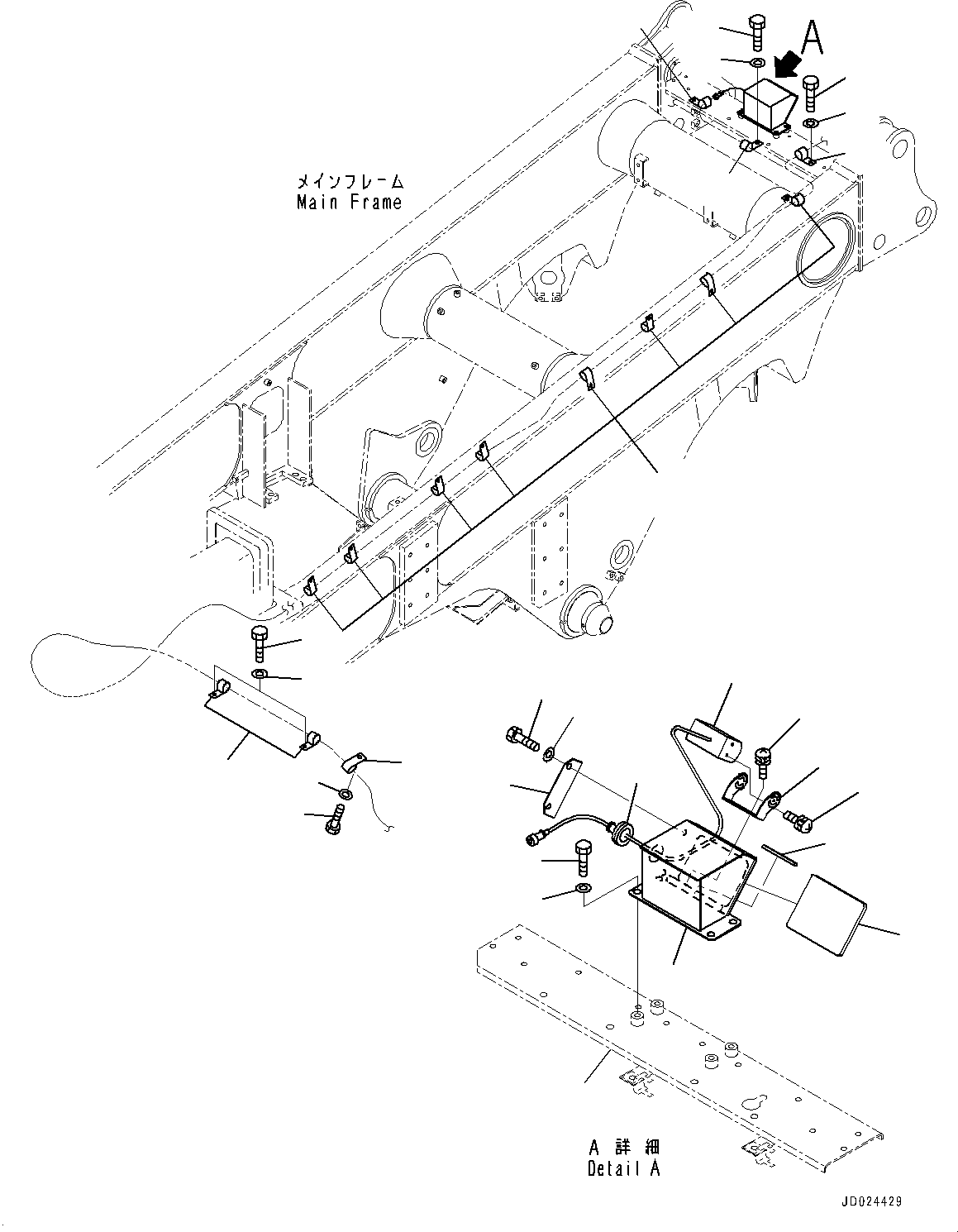 Bracket(Rear Combination Lamp and Backup Alarm) (566-06-84312) KOMATSU