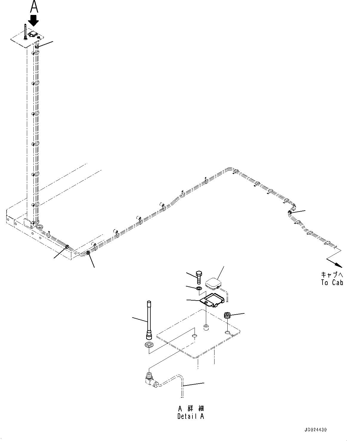 Antenna, GPS(Cab,KOMTRAX Controller) (8A13-10-1370) KOMATSU