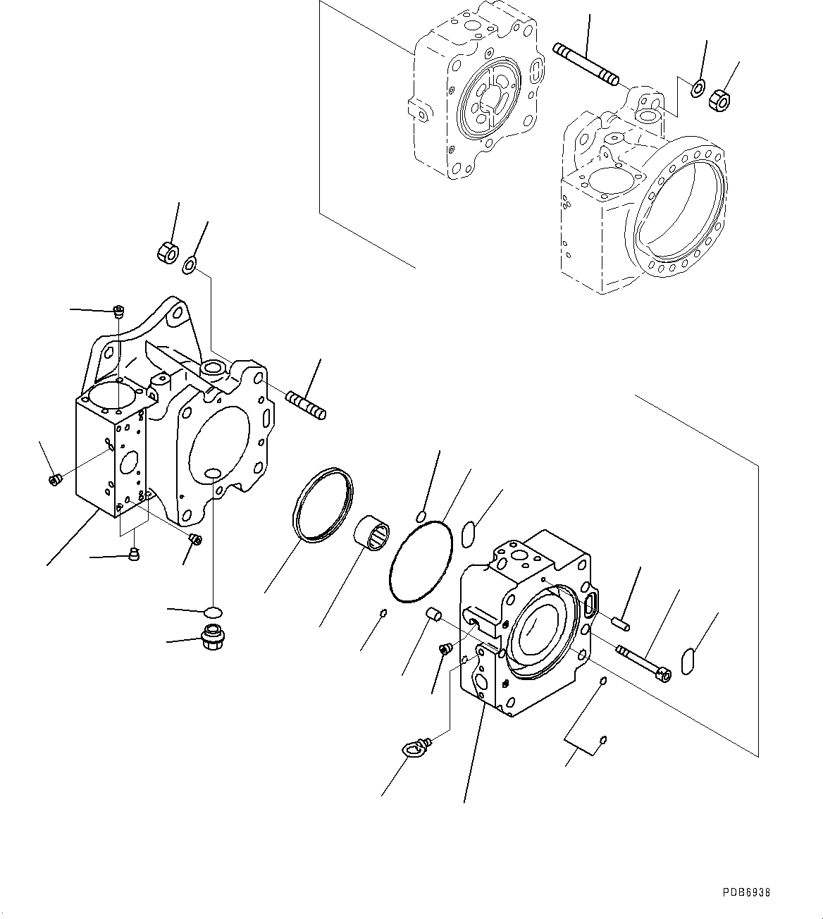 End Cap Subassembly, Front (708-2L-04970) KOMATSU