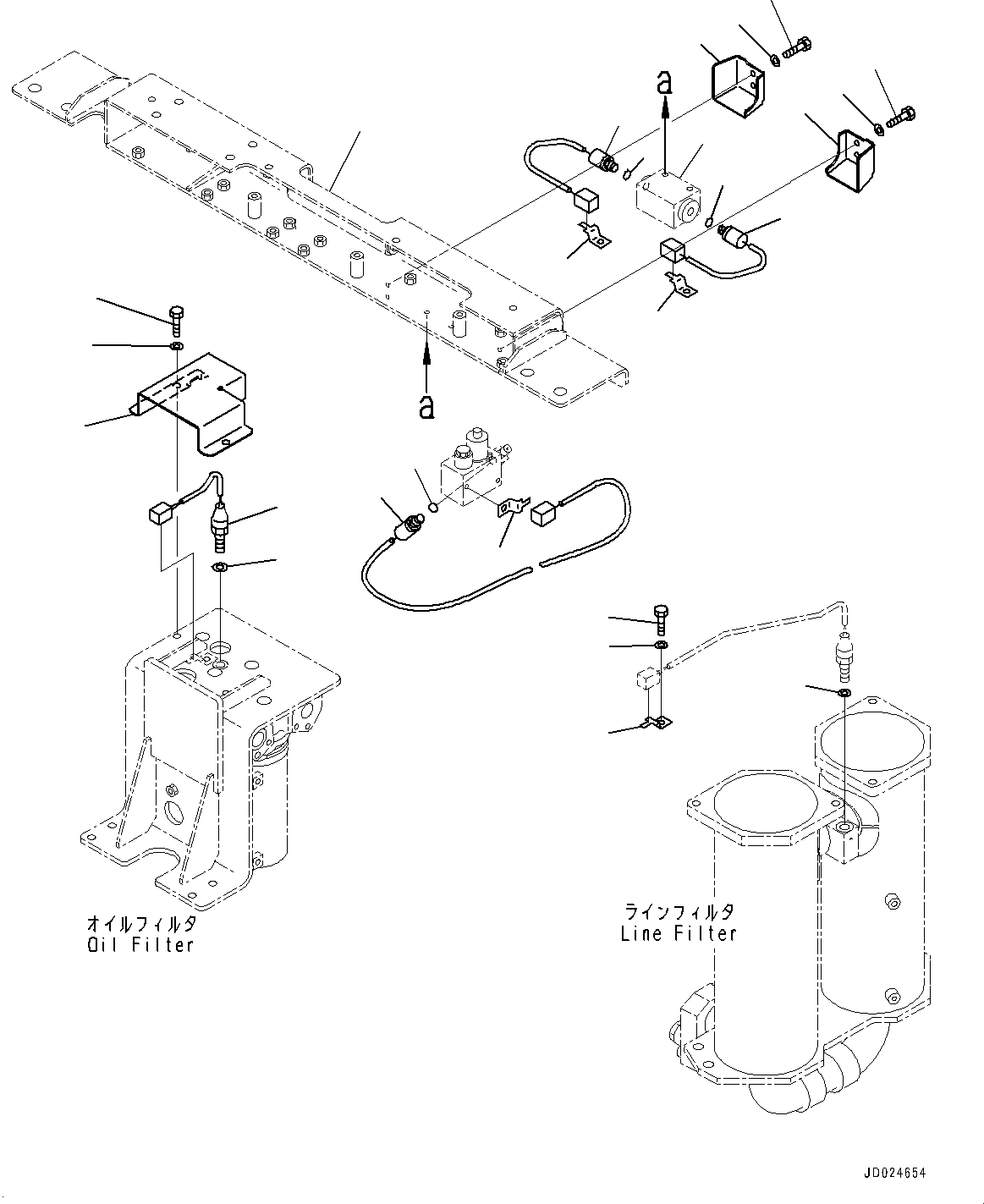 Bracket(Front Frame,Accessory Parts,Without Payload Meter) (56B-46-21561) KOMATSU