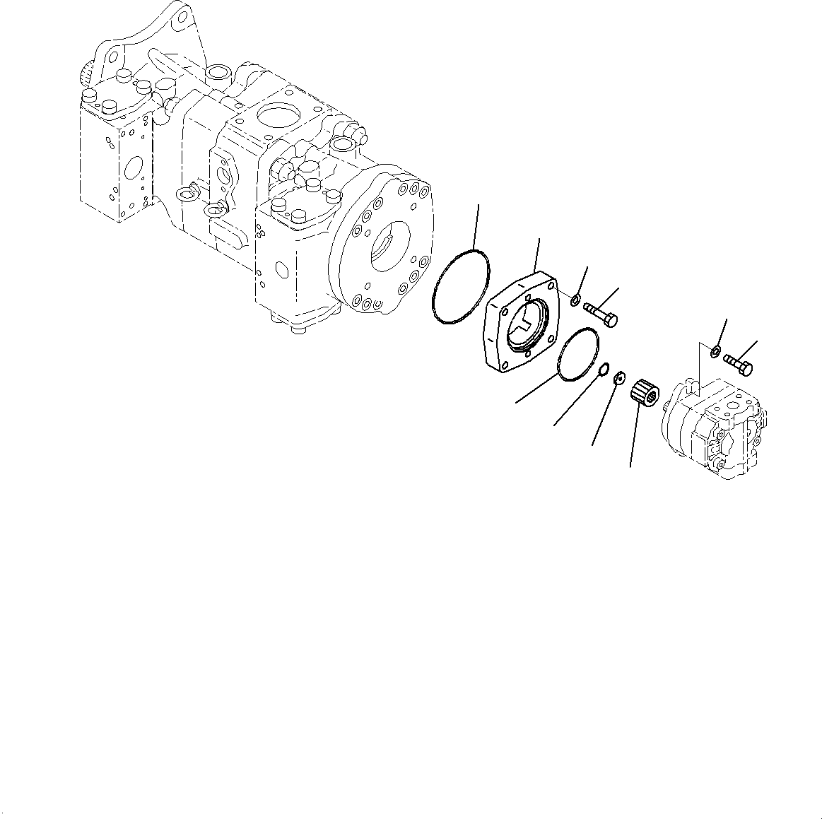 Насос в сборе 708-2L-02120 KOMATSU