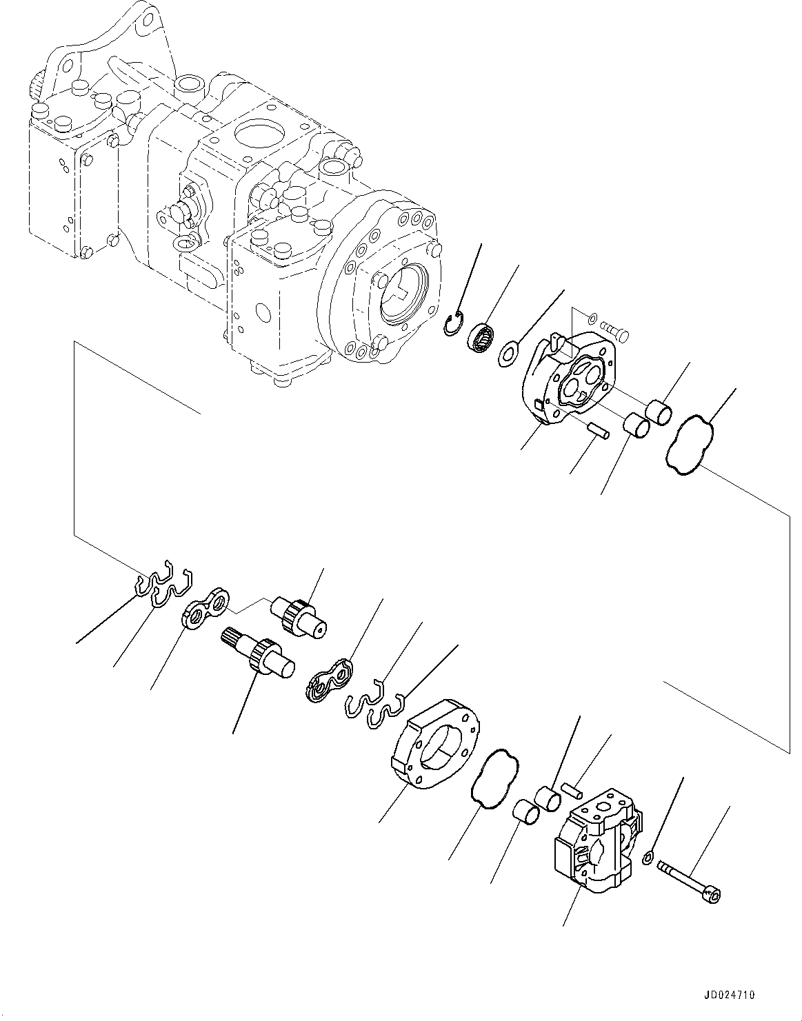 Кронштейн в сборе (705-17-01011) KOMATSU