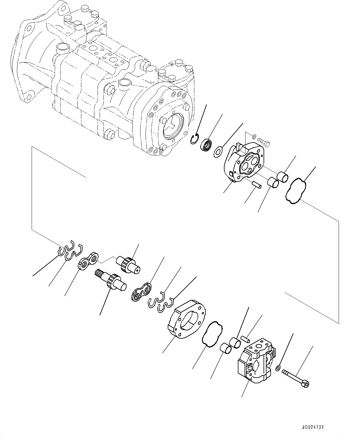 Корпус редуктора (705-17-20011) KOMATSU