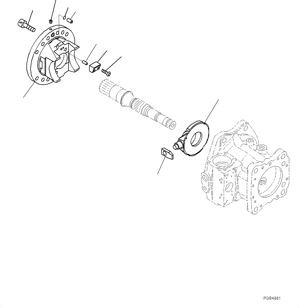 Cradle Subassembly (708-2H-04360) KOMATSU