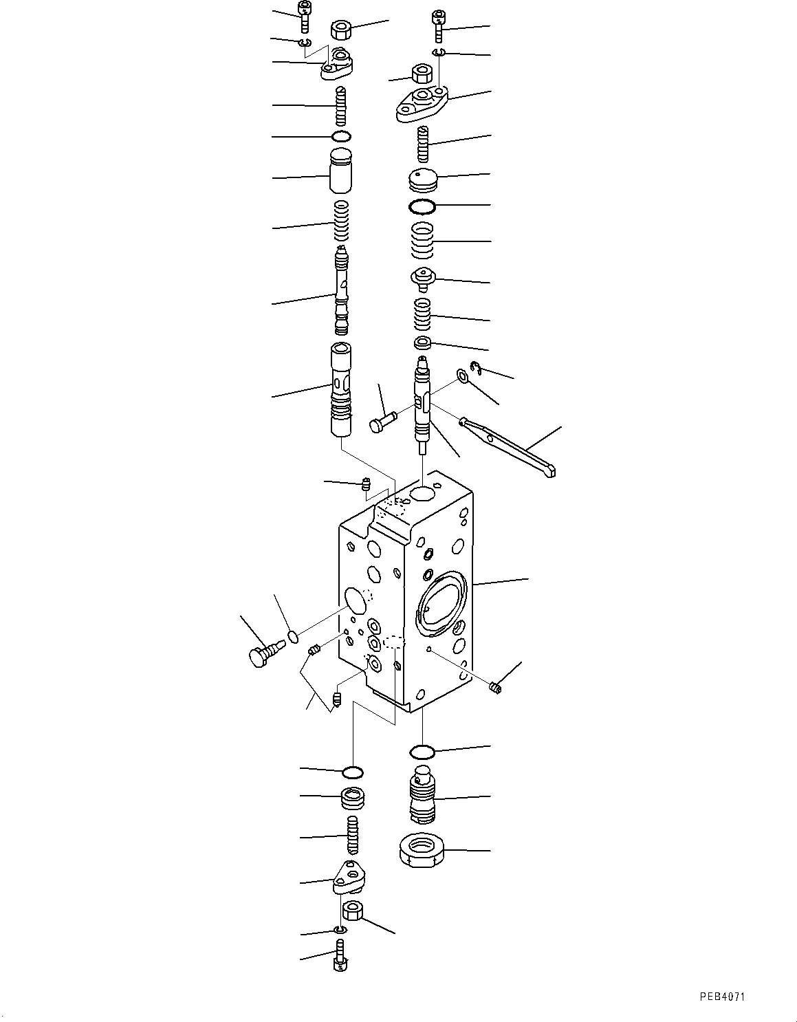 Valve Assembly, Servo, Machine Model 708-27-09221 KOMATSU